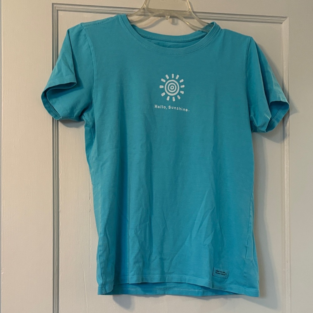 Life Is Good Aqua Tee